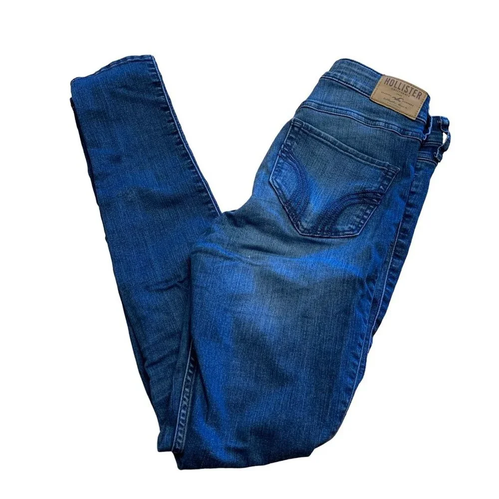 Hollister Super Skinny Highrise Jean Waist 24 length 29 or 0 S